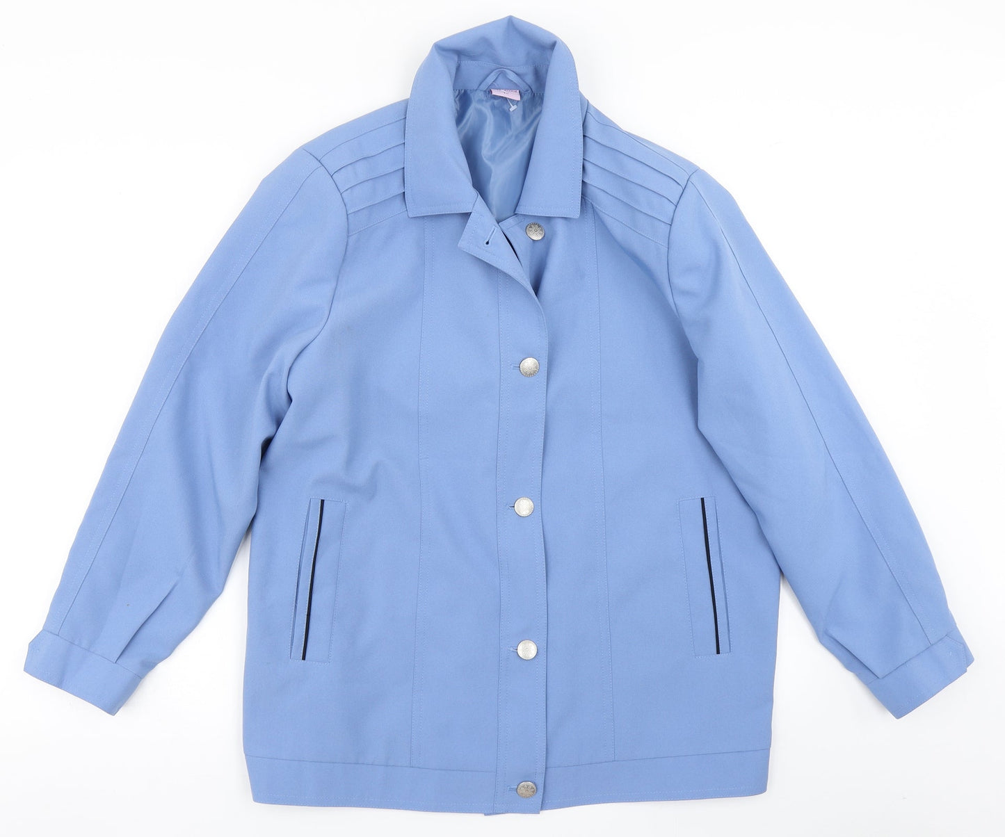 Womens UK Size 16 Amalina Blue Overcoat