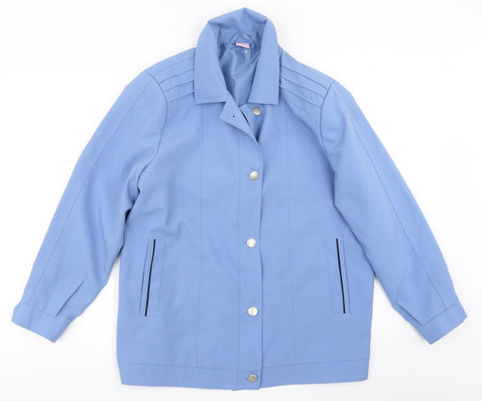 Womens UK Size 16 Amalina Blue Overcoat