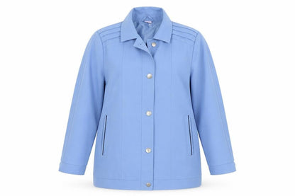 Womens UK Size 16 Amalina Blue Overcoat