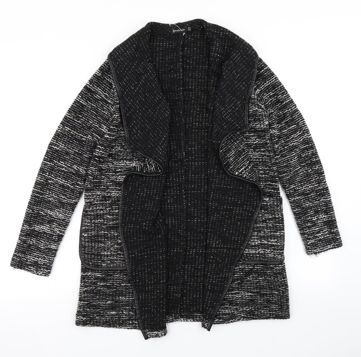 Womens UK Size S Stradivarius Black Jacket