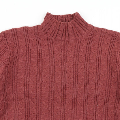 Womens UK Size M Joie de Vivre Brown Pullover Jumper