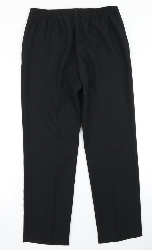 M&S Collection Womens Black   Dress Pants Trousers Size 12 L28 in