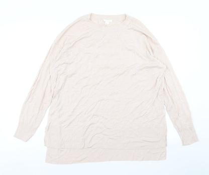 Womens UK Size L H&M Beige Pullover Jumper