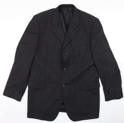 Mens UK Size 44 Preworn Regular Grey Suit Jacket