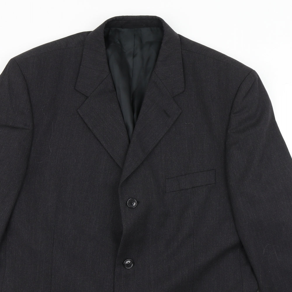 Mens UK Size 44 Preworn Regular Grey Suit Jacket