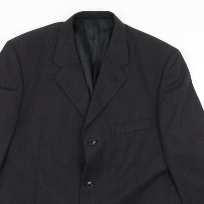 Mens UK Size 44 Preworn Regular Grey Suit Jacket