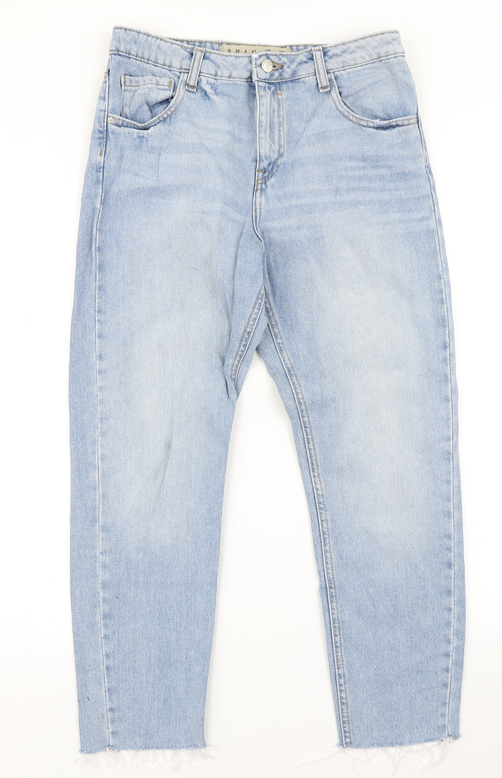 Denim Co Womens Blue  Denim Straight Jeans Size 10 L25 in