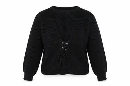 Primark Womens Black  Knit Pullover Jumper Size 14