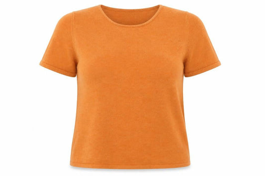 Womens UK Size 16 Soon Orange Pullover Jumper