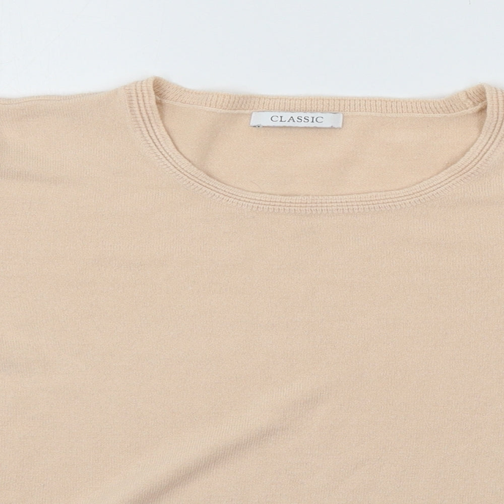 Womens UK Size 18 Marks and Spencer Pink Basic T-Shirt
