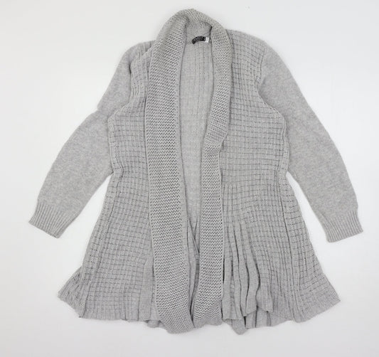 Womens UK Size M Remel Grey Cardigan Jumper