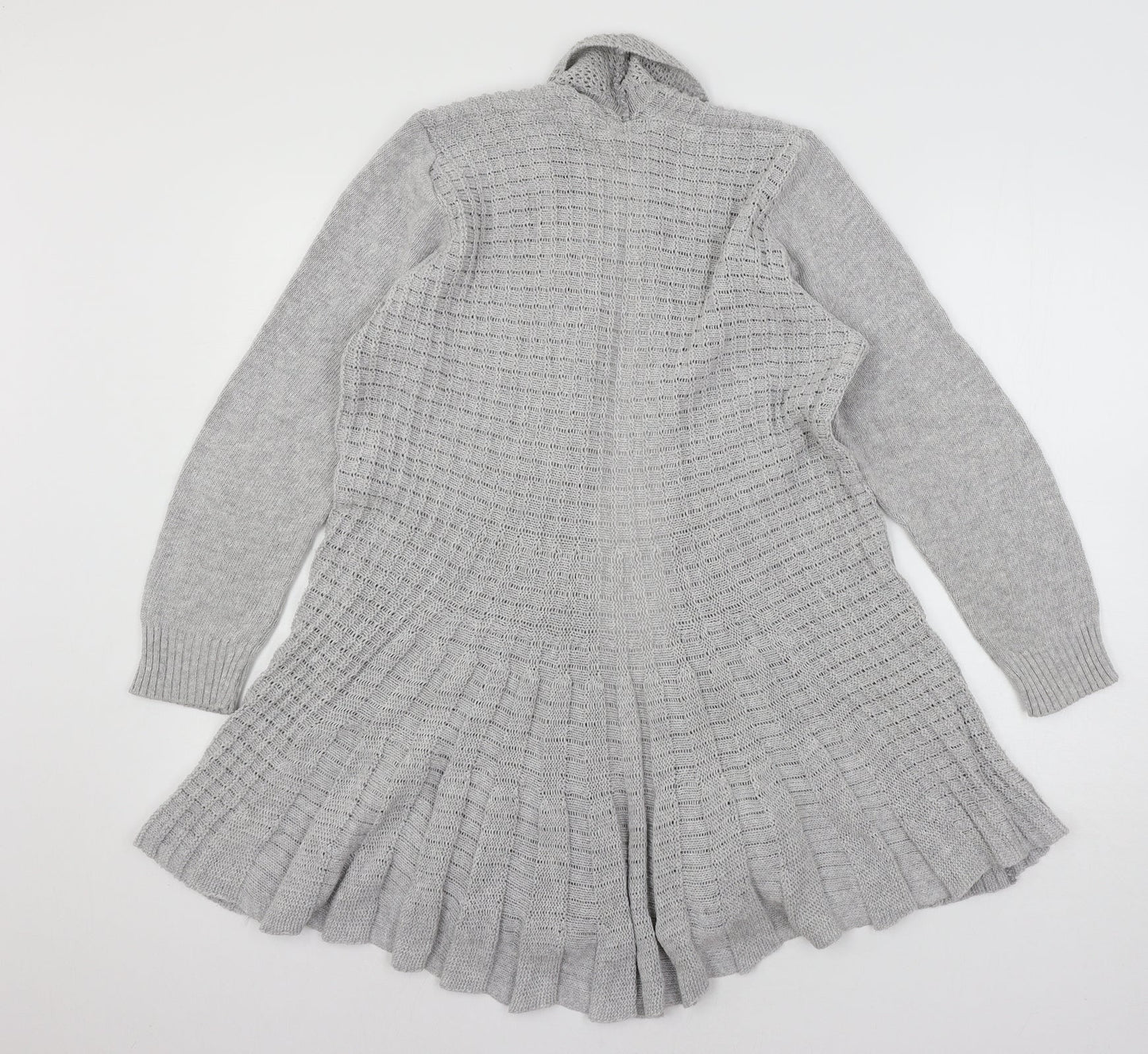 Womens UK Size M Remel Grey Cardigan Jumper