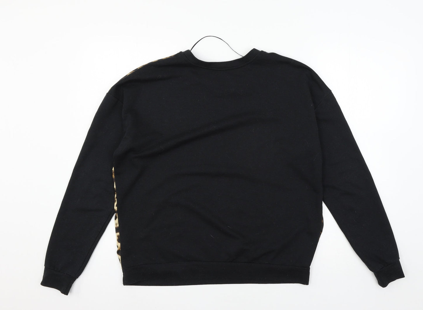 Womens UK Size 8 Atmosphere Black Basic T-Shirt