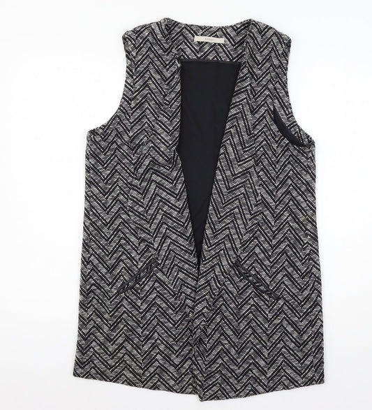 George Womens Black Striped  Jacket  Size 16