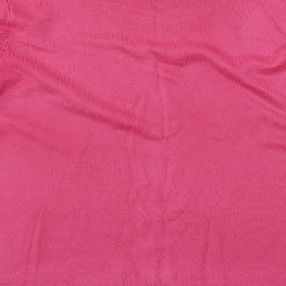 Womens UK Size L Sarah Hamilton Pink Pullover Jumper