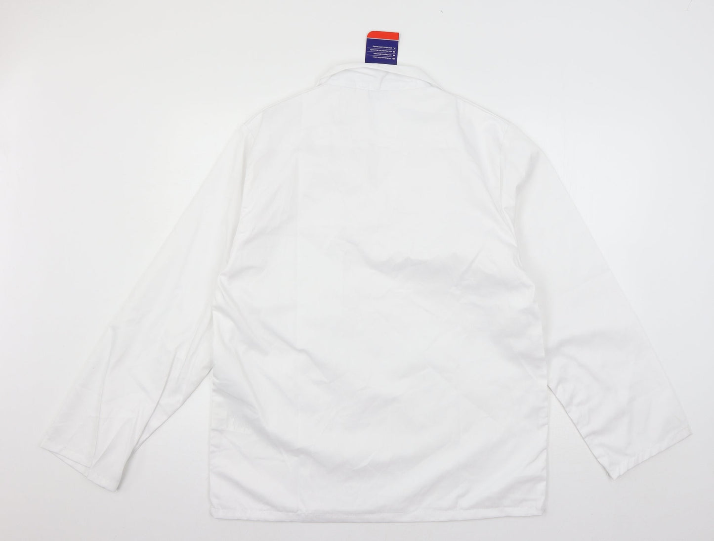 Mens UK Size M Portwest White  Button-Up Long Sleeve Casual Shirt