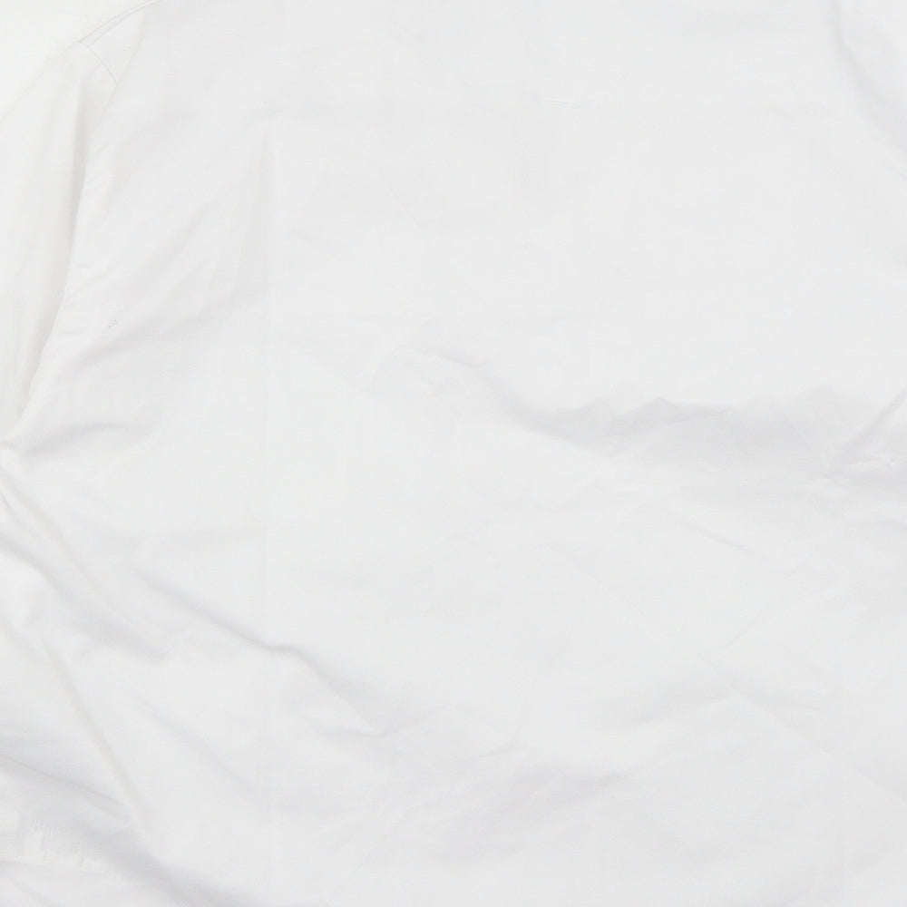Mens UK Size M Portwest White  Button-Up Long Sleeve Casual Shirt