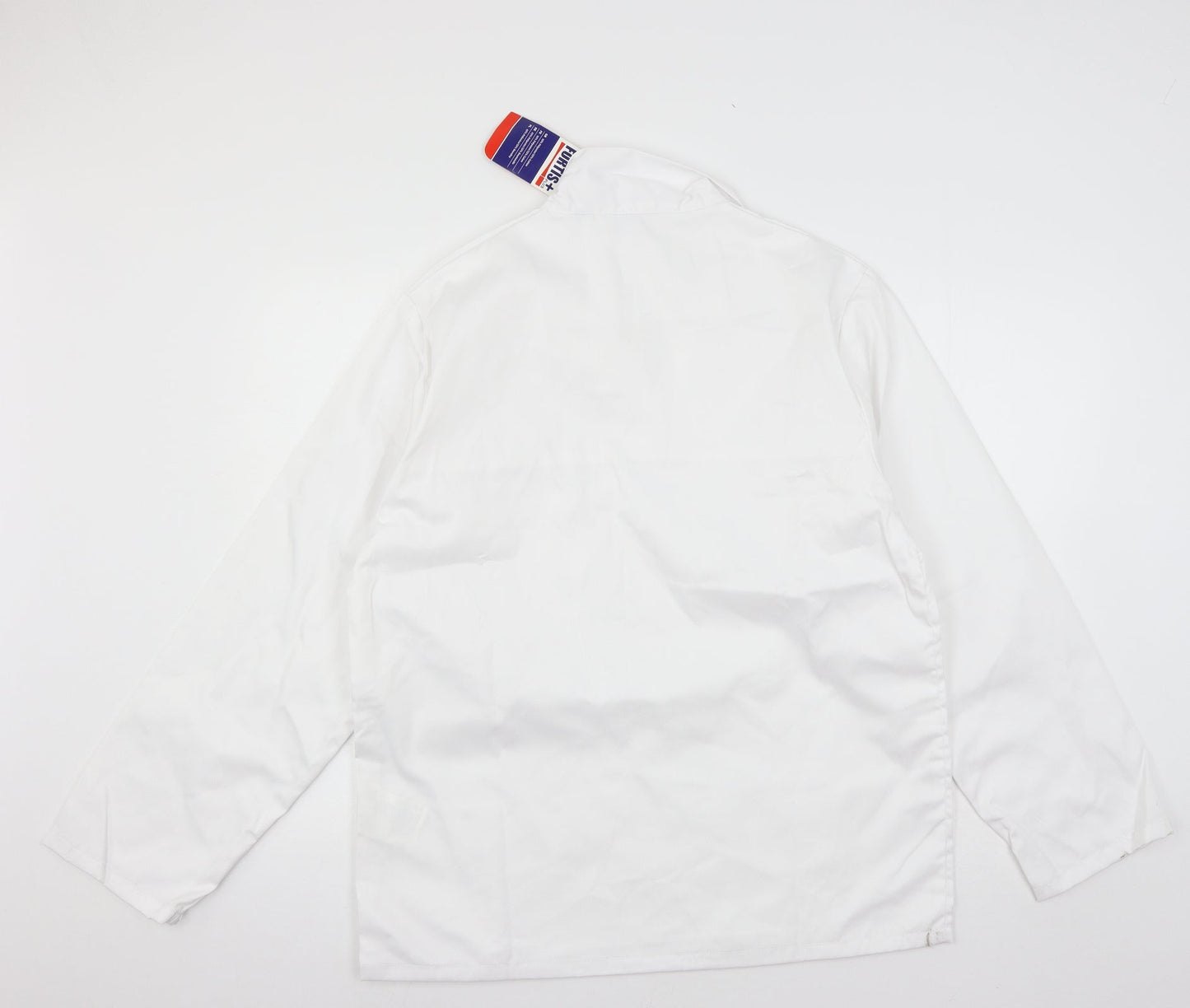 Mens UK Size M Portwest White  Button-Up Long Sleeve Casual Shirt