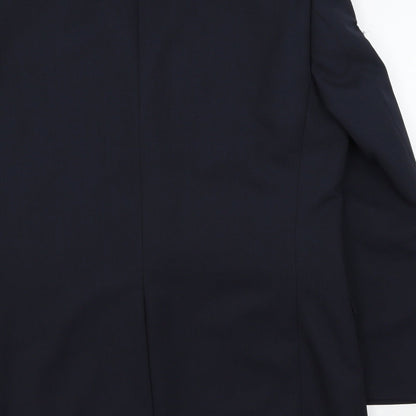 Mens UK Size L Greenwoods Regular Blue Suit Jacket