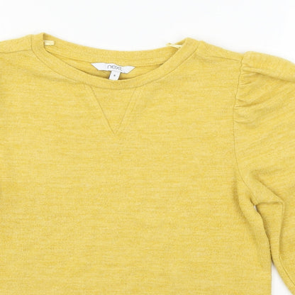 Womens UK Size 6 NEXT Yellow Pullover Jumper