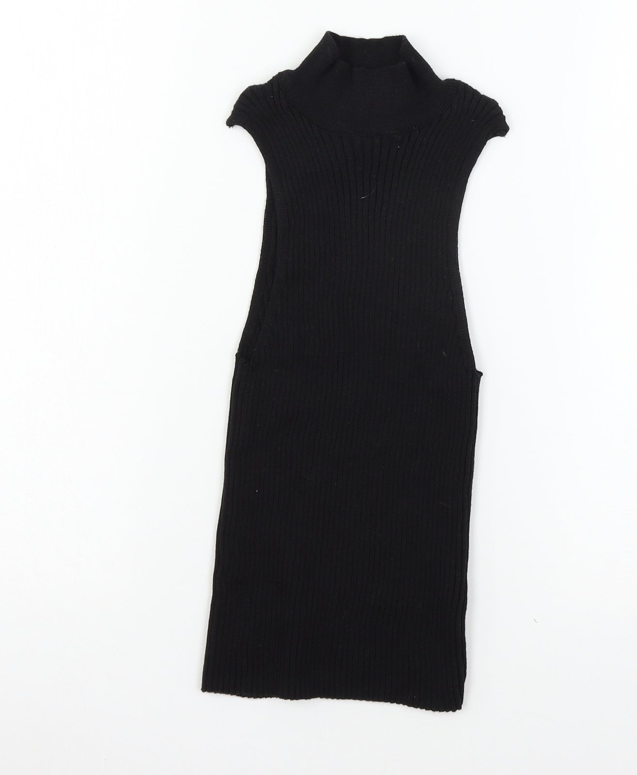 Primark Womens Black  Knit Basic Tank Size 6