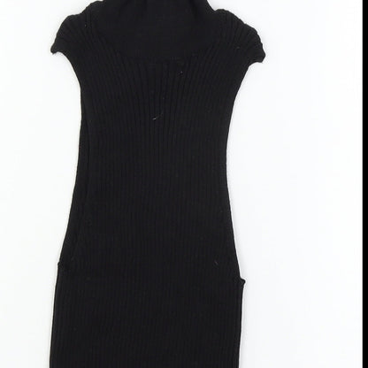 Primark Womens Black  Knit Basic Tank Size 6