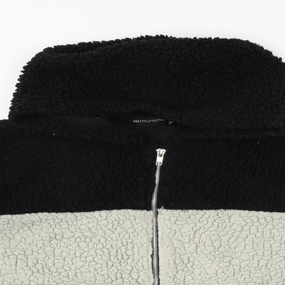PRETTYLITTLETHING Womens Black   Jacket  Size 10