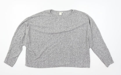Womens UK Size M H&M Grey Pullover Jumper