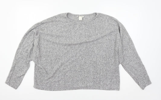 Womens UK Size M H&M Grey Pullover Jumper