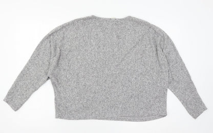 Womens UK Size M H&M Grey Pullover Jumper