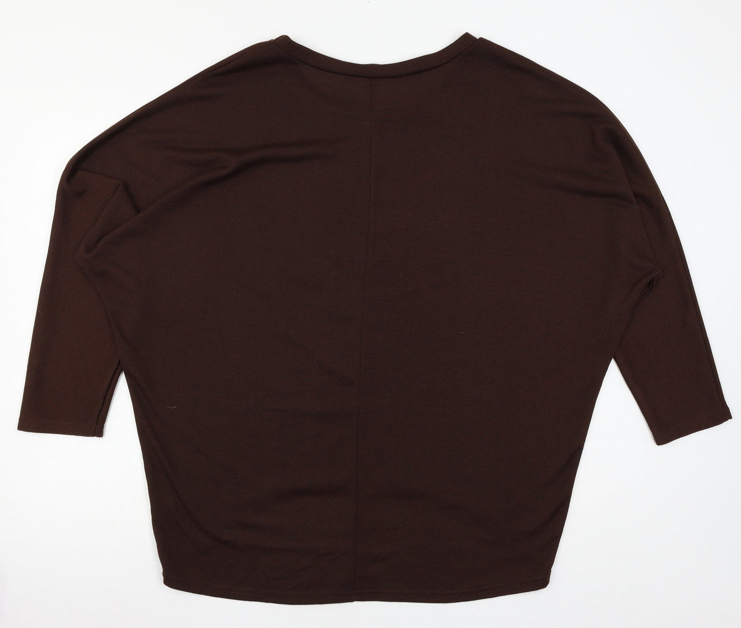 Zanza Womens Brown  Knit Pullover Jumper Size XL
