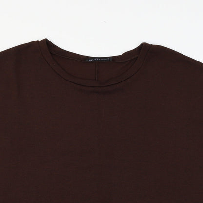 Zanza Womens Brown  Knit Pullover Jumper Size XL