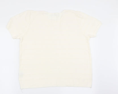 Berkertex Womens White   Basic T-Shirt Size 14