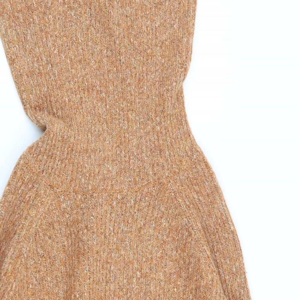 Womens UK Size L Matalan Yellow Pullover Jumper