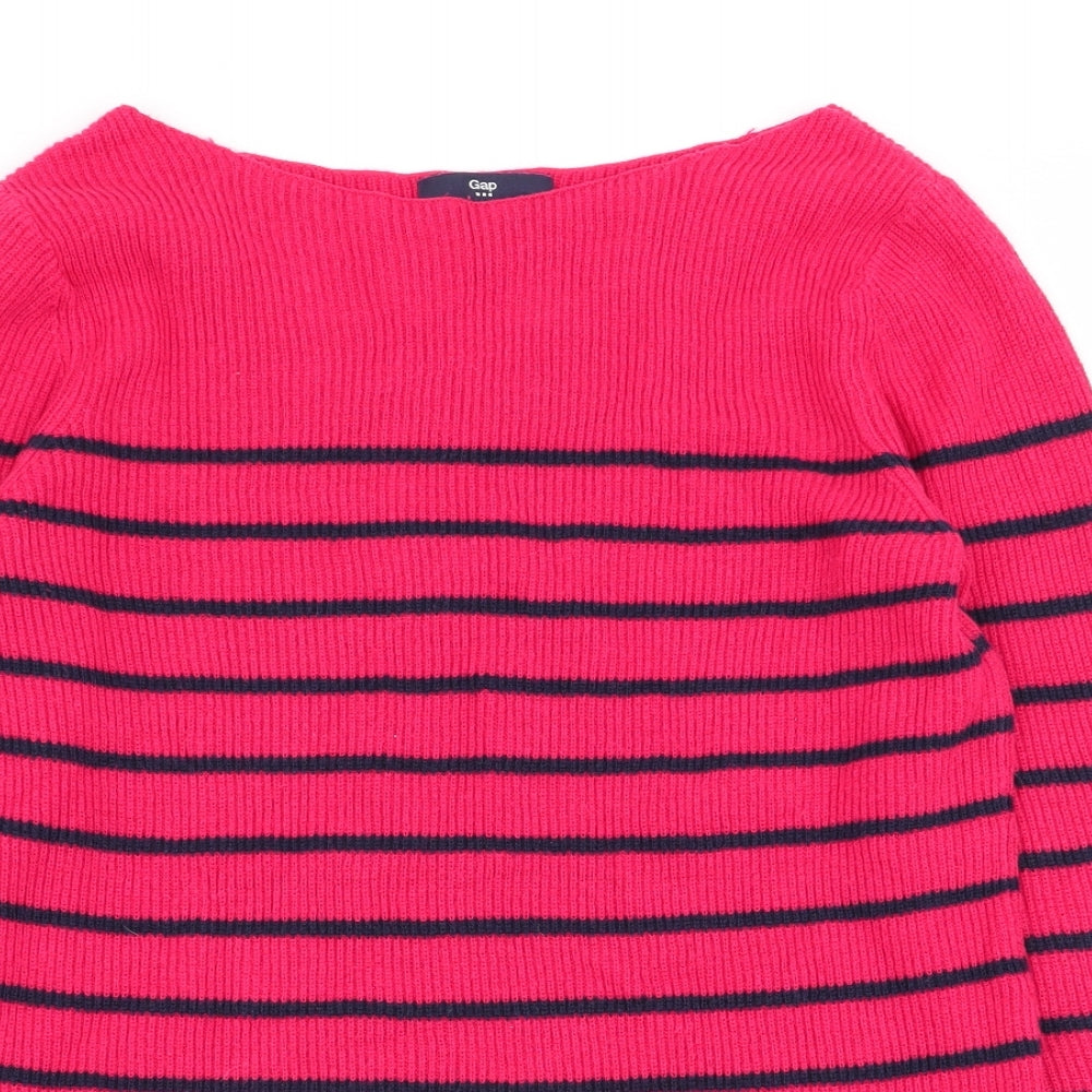 Gap Womens Multicoloured Striped  Pullover Jumper Size S