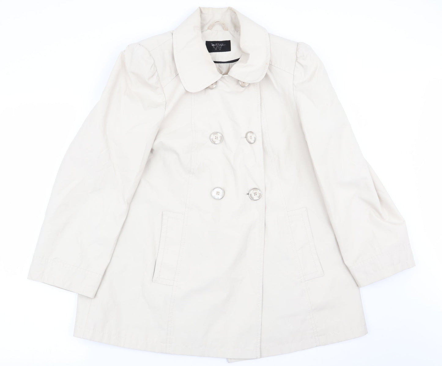 Womens UK Size 14 BHS Beige Jacket