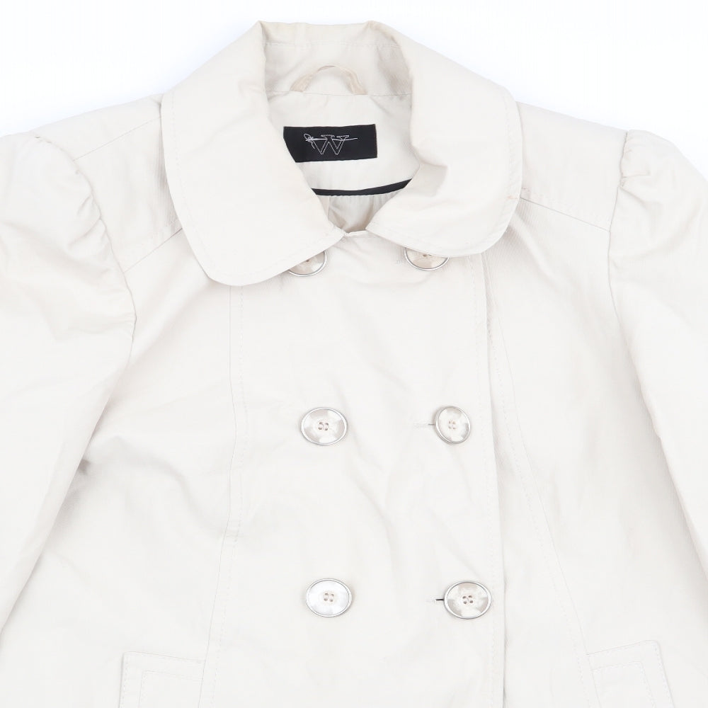Womens UK Size 14 BHS Beige Jacket