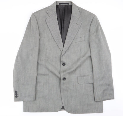 Mens UK Size M M&S Regular Grey Suit Jacket