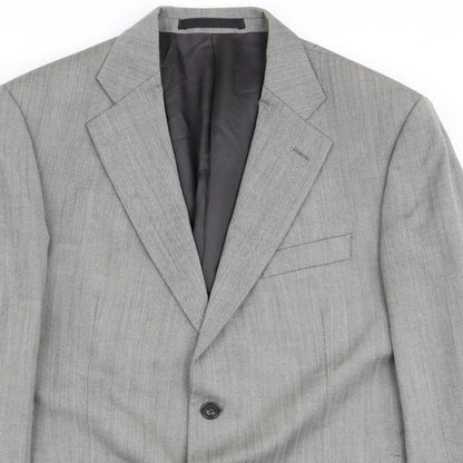 Mens UK Size M M&S Regular Grey Suit Jacket