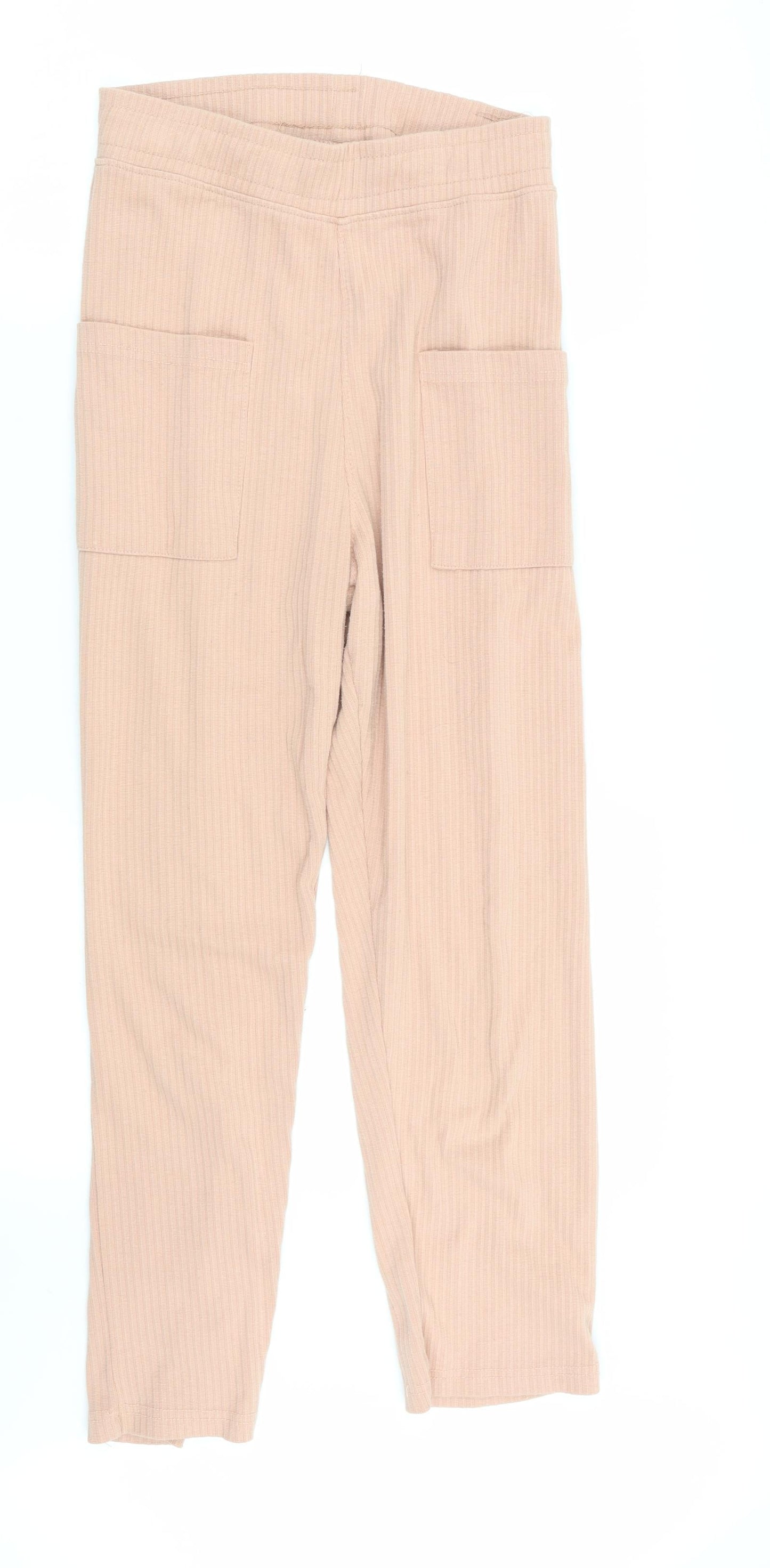 Womens UK Size 8 Missguided Regular Fit  Beige Trousers