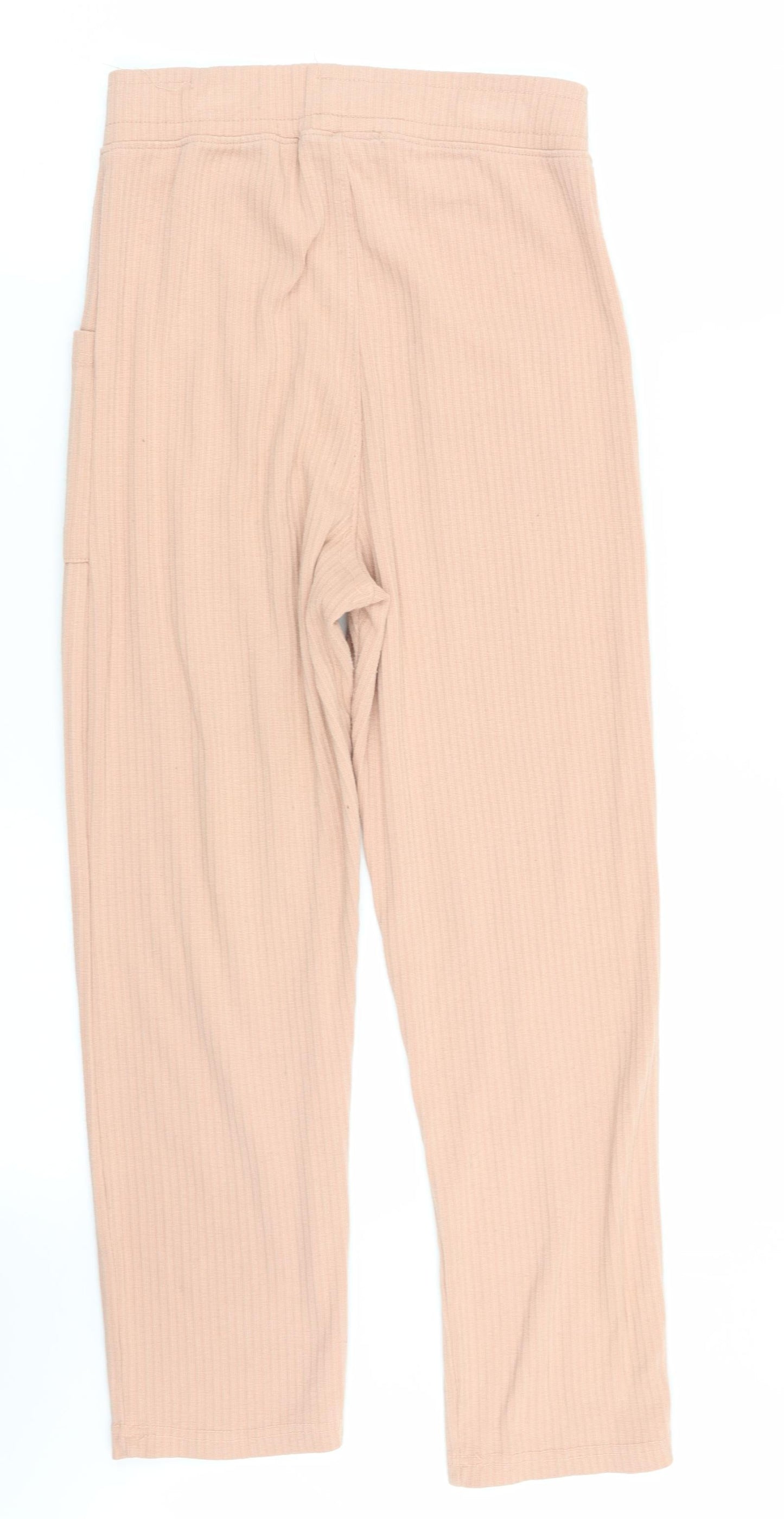 Womens UK Size 8 Missguided Regular Fit  Beige Trousers