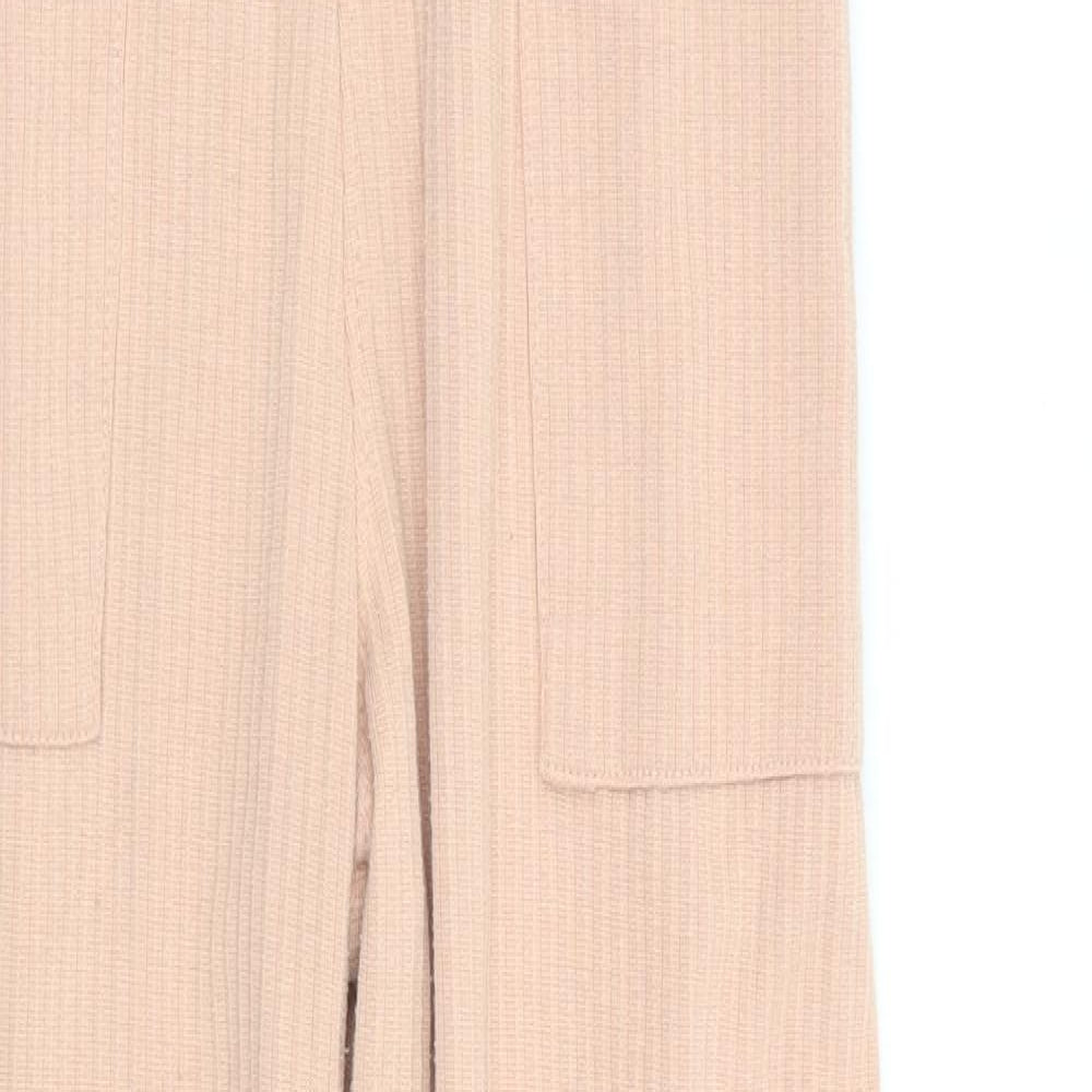Womens UK Size 8 Missguided Regular Fit  Beige Trousers