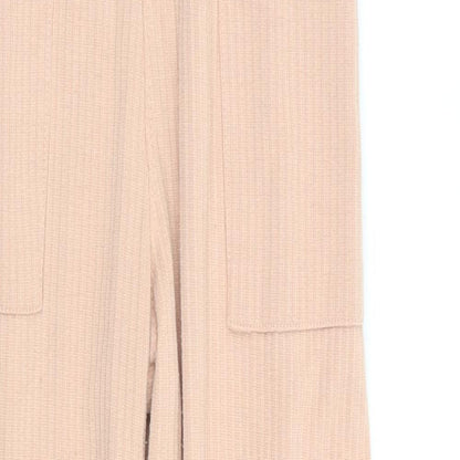 Womens UK Size 8 Missguided Regular Fit  Beige Trousers