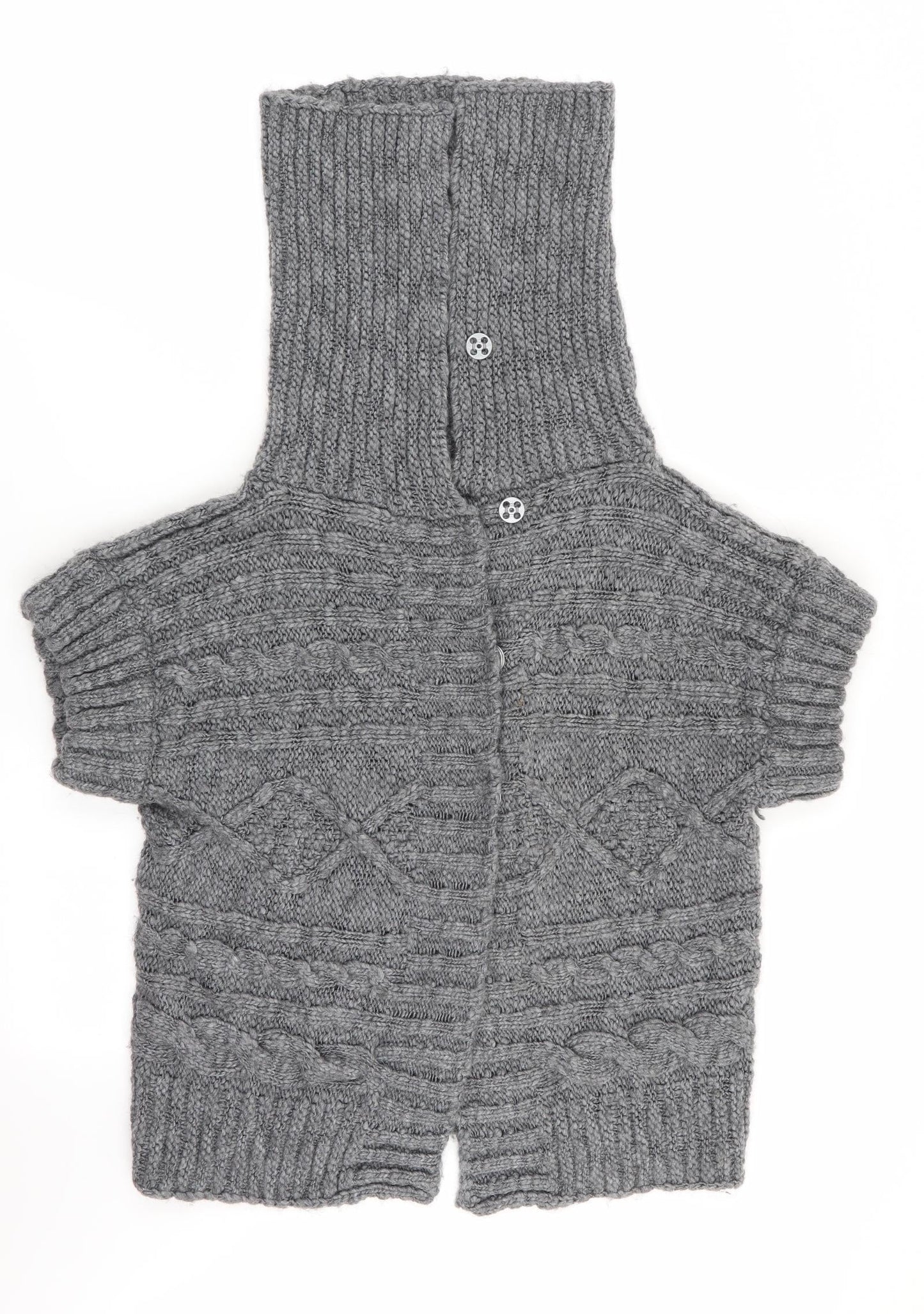 Womens UK Size M NEXT Grey Cardigan Jumper