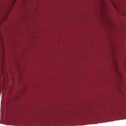 Womens UK Size S VERO MODA Red Pullover Jumper