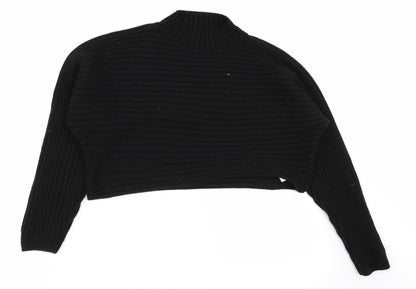 Primark Girls Black   Pullover Jumper Size 14-15 Years