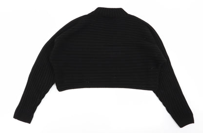 Primark Girls Black   Pullover Jumper Size 14-15 Years