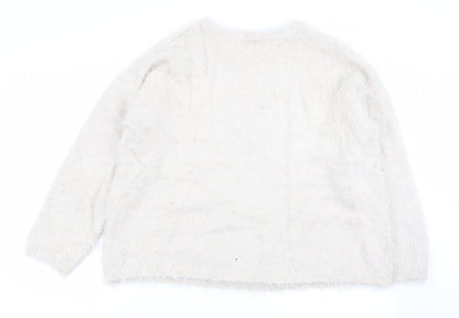 Primark Womens Beige   Pullover Jumper Size 14