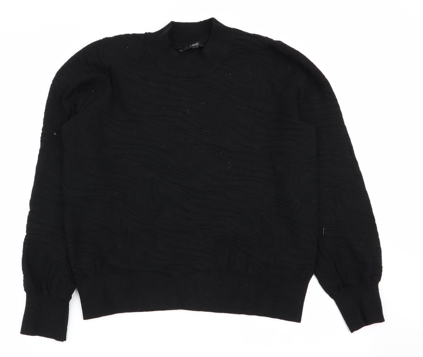 Womens UK Size 12 NEXT Black Pullover Jumper