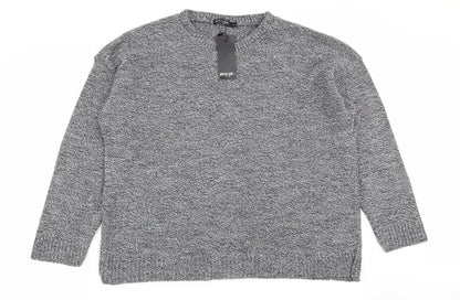 nastygal Womens Grey   Pullover Jumper Size L